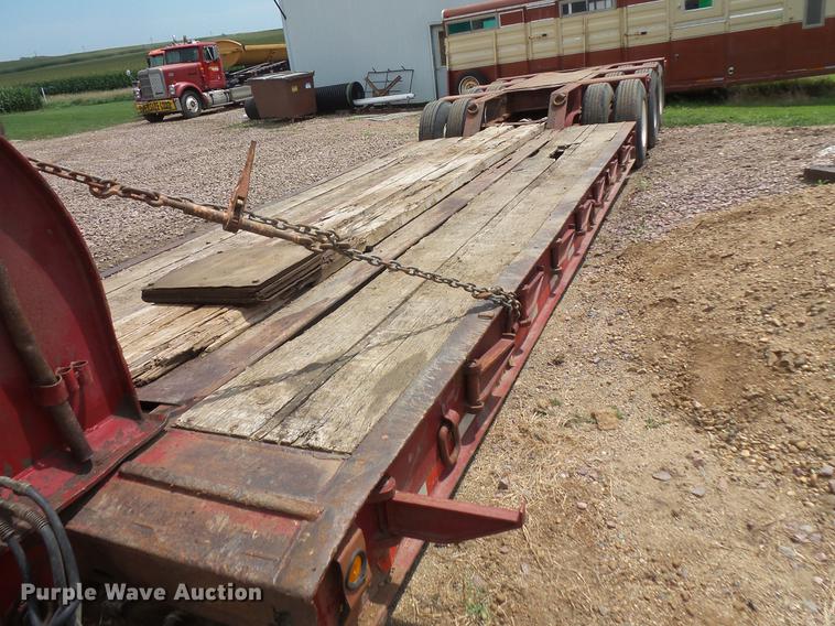 image for item EV9002 1970 Hyster lowboy equipment trailer
