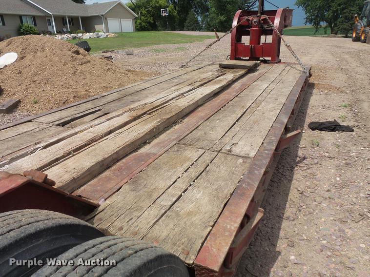 image for item EV9002 1970 Hyster lowboy equipment trailer