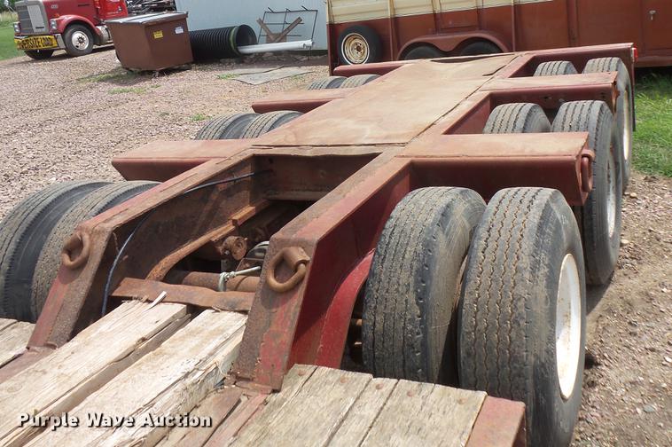 image for item EV9002 1970 Hyster lowboy equipment trailer