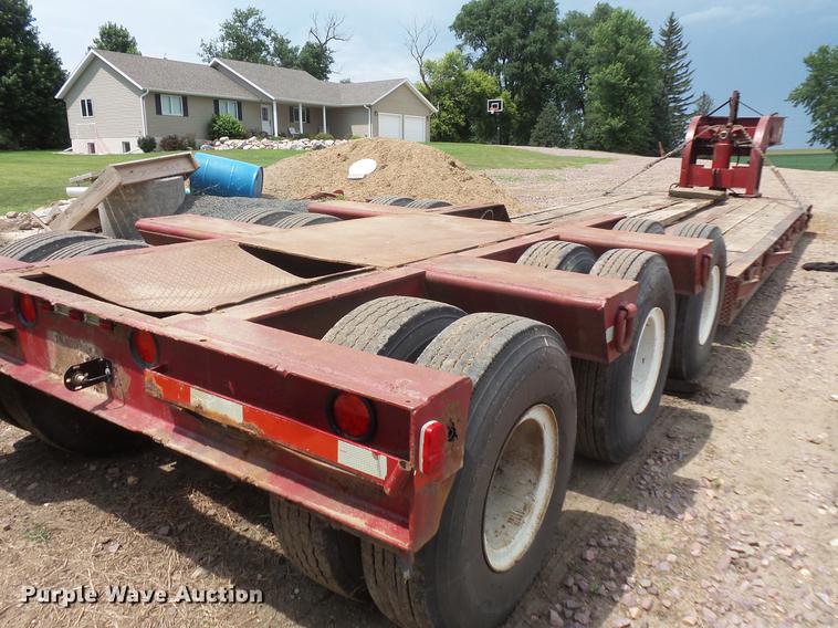 image for item EV9002 1970 Hyster lowboy equipment trailer