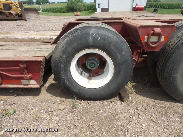 image for item EV9002 1970 Hyster lowboy equipment trailer