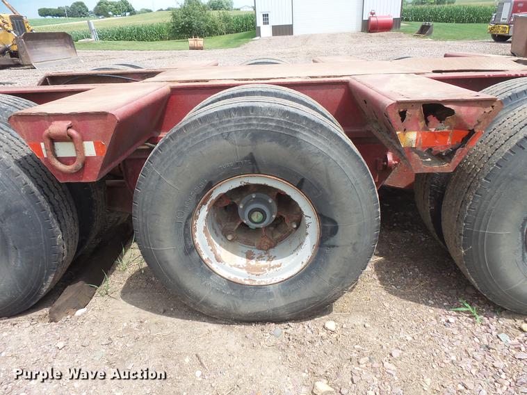 image for item EV9002 1970 Hyster lowboy equipment trailer