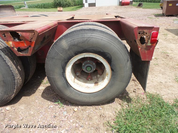image for item EV9002 1970 Hyster lowboy equipment trailer