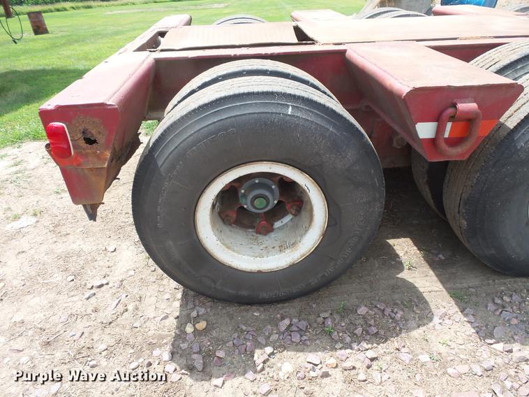 image for item EV9002 1970 Hyster lowboy equipment trailer