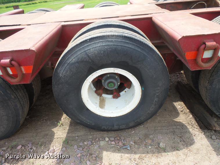 image for item EV9002 1970 Hyster lowboy equipment trailer