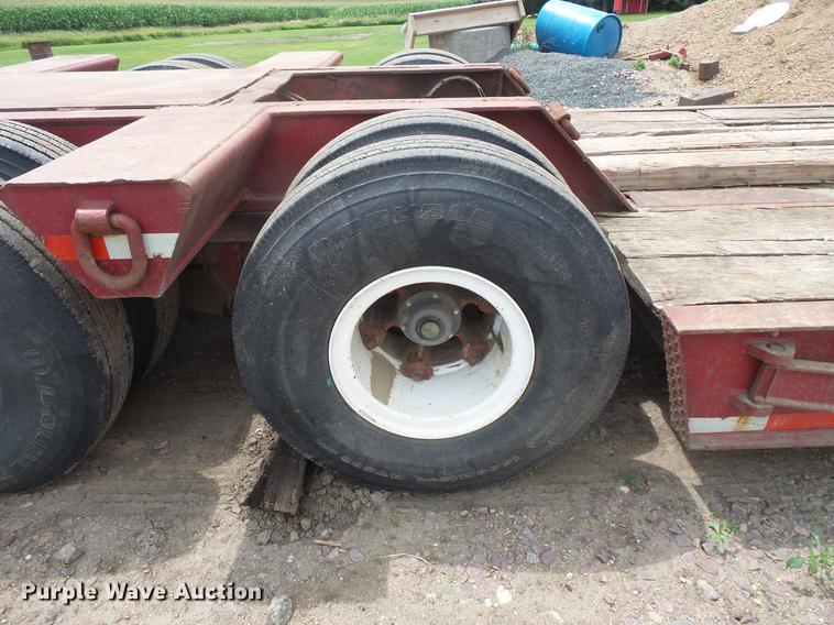 image for item EV9002 1970 Hyster lowboy equipment trailer