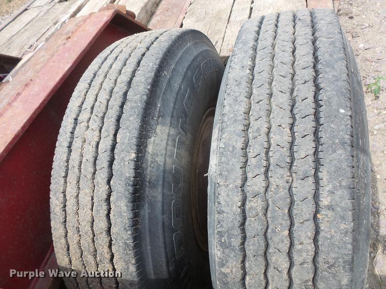 image for item EV9002 1970 Hyster lowboy equipment trailer