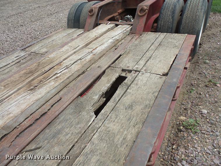 image for item EV9002 1970 Hyster lowboy equipment trailer