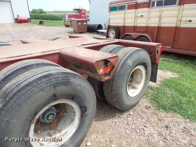 image for item EV9002 1970 Hyster lowboy equipment trailer
