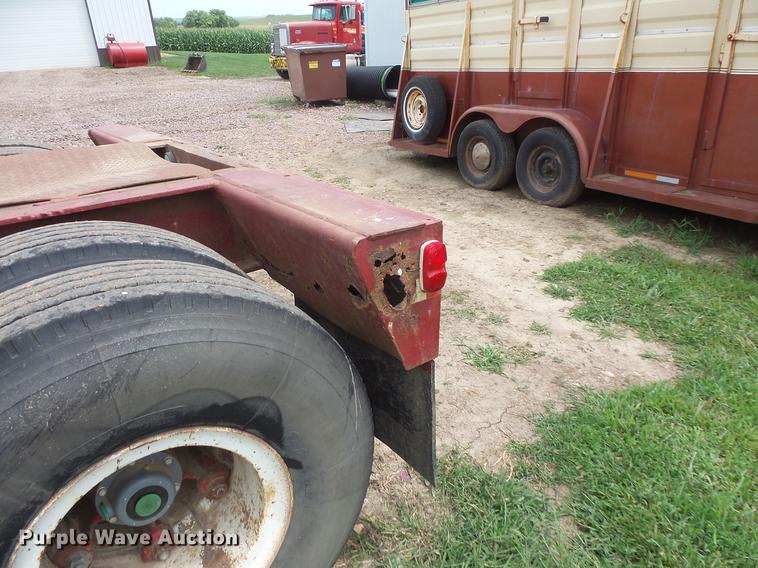 image for item EV9002 1970 Hyster lowboy equipment trailer