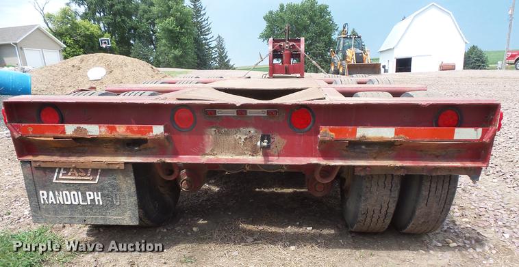 image for item EV9002 1970 Hyster lowboy equipment trailer