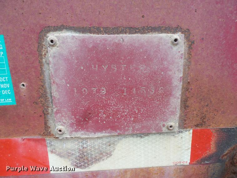 image for item EV9002 1970 Hyster lowboy equipment trailer