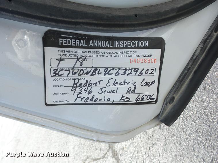 image for item K6266 2012 Dodge Ram 5500 bucket truck