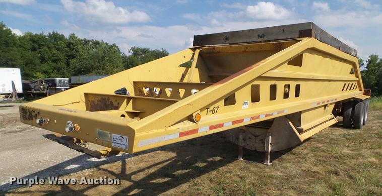 image for item L5689 1994 Trail King TK54BD6-422 bottom dump trailer