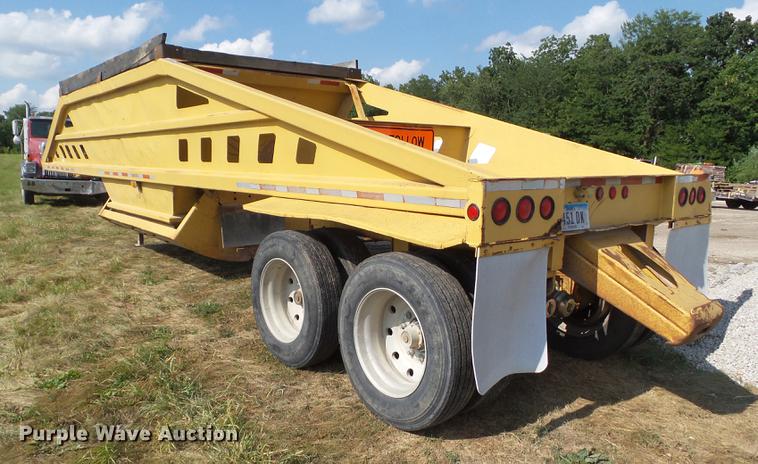 image for item L5689 1994 Trail King TK54BD6-422 bottom dump trailer