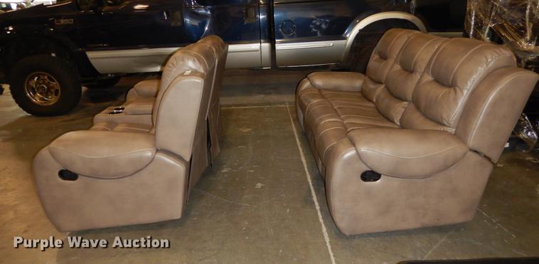 image for item EM9626 Conn's leather furniture