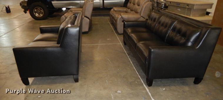 image for item EM9627 Conn's leather furniture