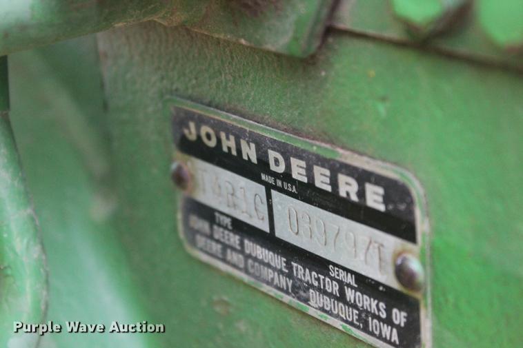 image for item BE9322 John Deere 1020 tractor