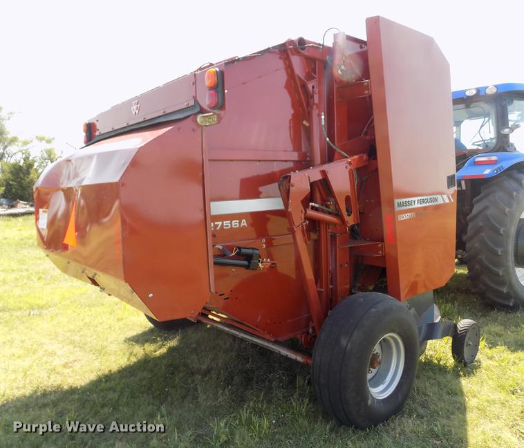 image for item DB9182 2009 Massey Ferguson 2756A round baler