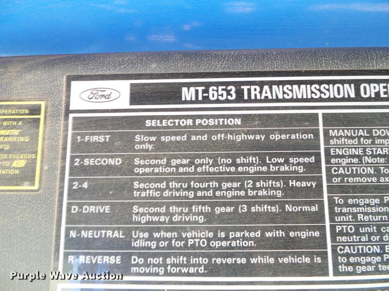 image for item DD5818 1996 Ford LNT8000 dump truck
