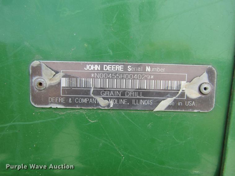 image for item DD8777 John Deere 455 grain drill