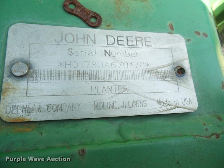 image for item DE5114 John Deere 1780 planter