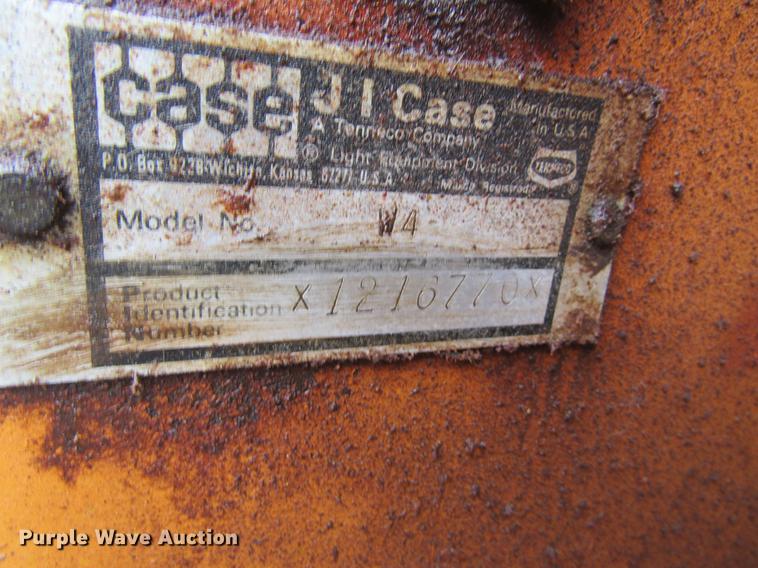 image for item DE5123 Case W4 wheel loader