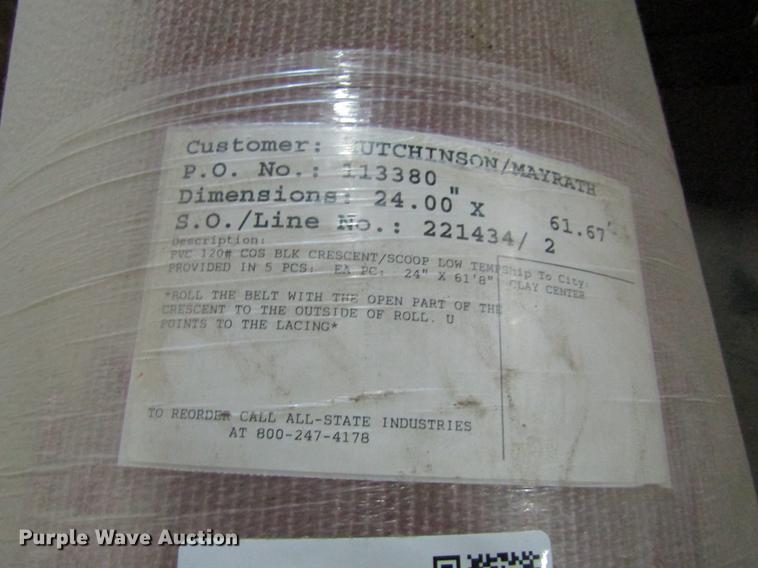 image for item DE5142 Hutchinson grain conveyor belt