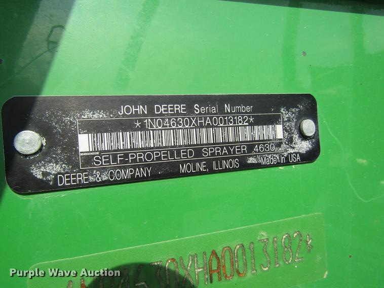image for item DE5144 2011 John Deere 4630 sprayer