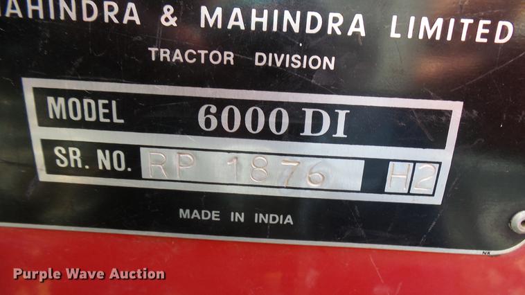 image for item DF3280 Mahindra 6000 tractor