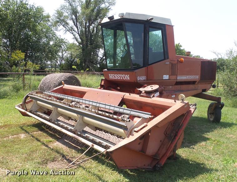 image for item DF4313 Hesston 6450 windrower