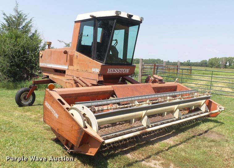 image for item DF4313 Hesston 6450 windrower