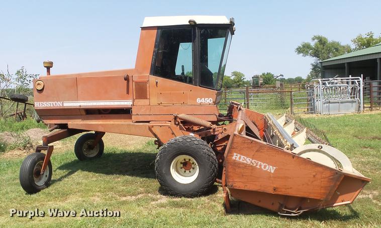 image for item DF4313 Hesston 6450 windrower