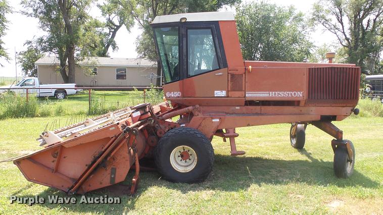 image for item DF4313 Hesston 6450 windrower