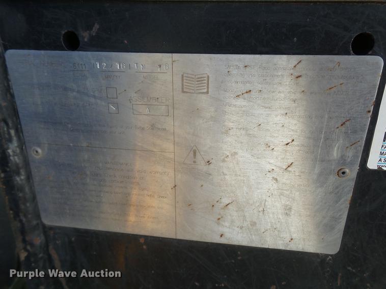 image for item EI9636 2016 DFM TM76 Skid steer mulcher