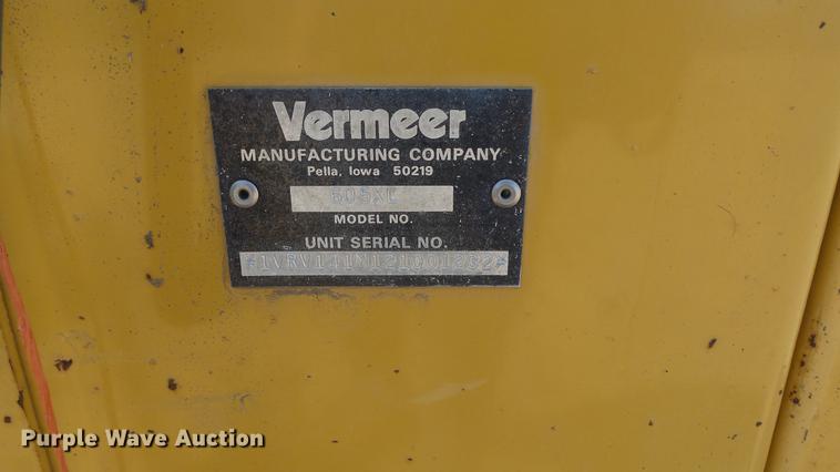 image for item ES9311 Vermeer 605XL round baler