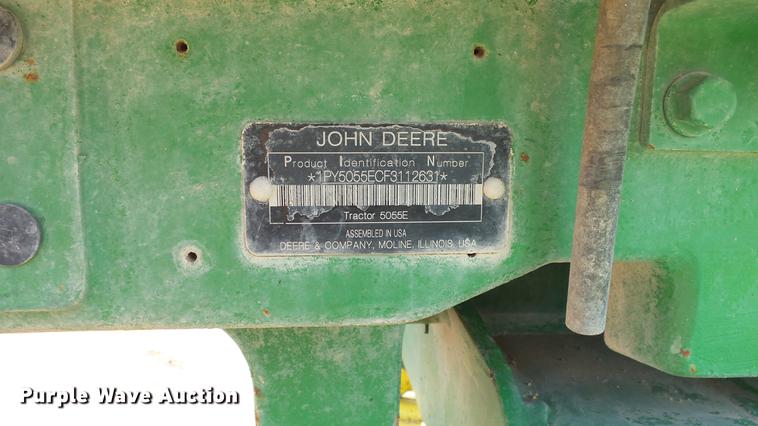 image for item ET9335 2015 John Deere 5055E tractor