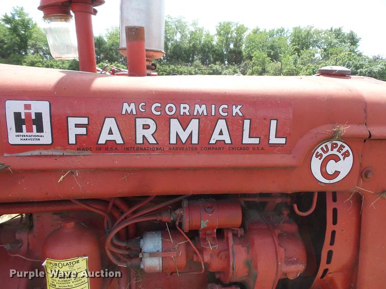 image for item EV9025 Farmall Super C tractor