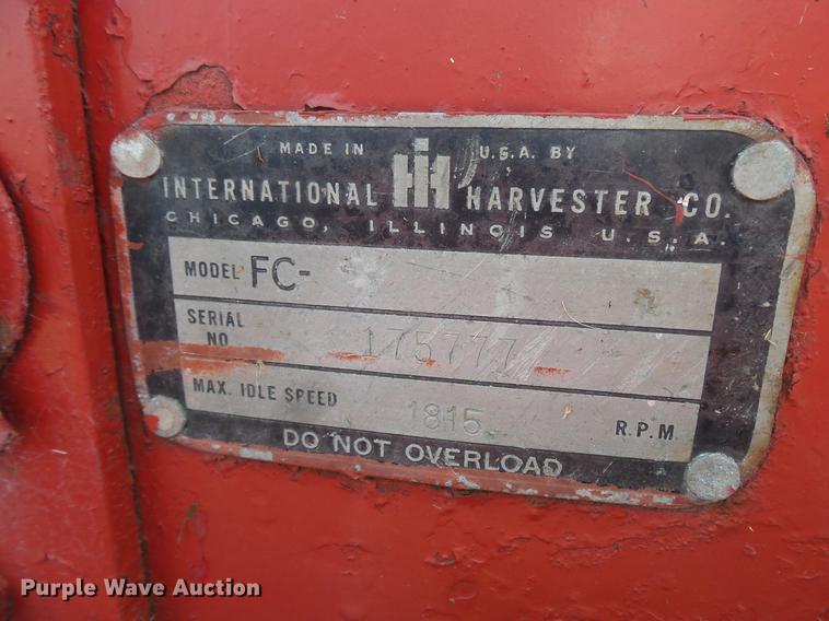 image for item EV9025 Farmall Super C tractor