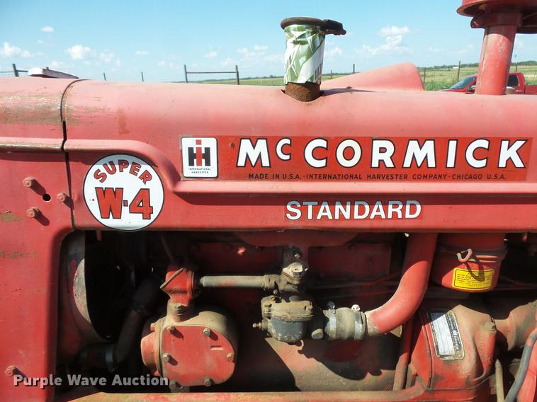 image for item EV9033 McCormick Super W-4 tractor