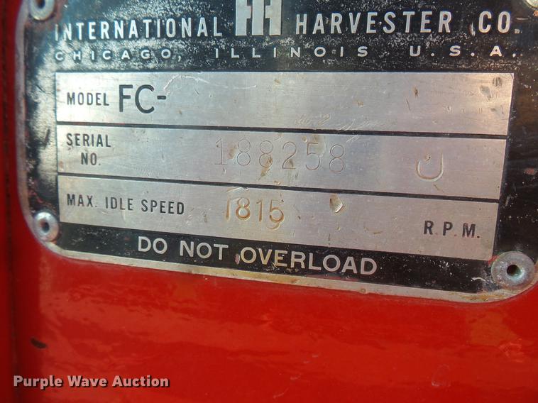 image for item EV9034 Farmall Super C tractor