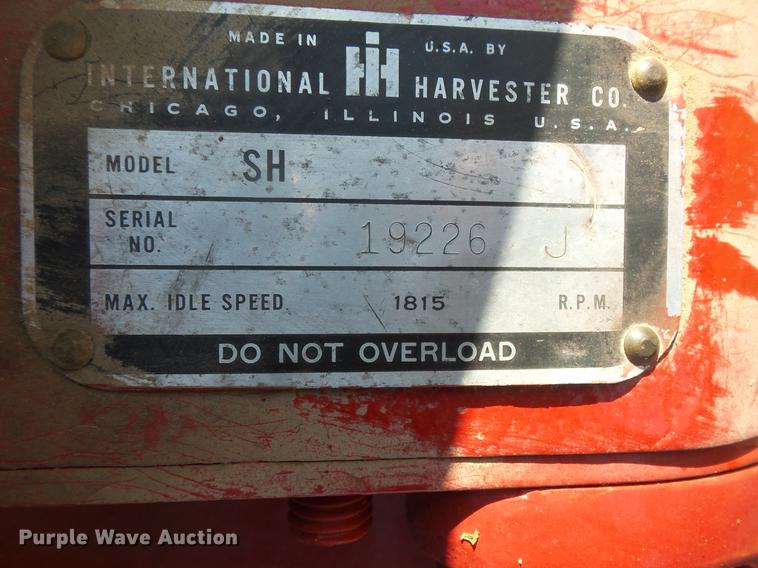 image for item EV9040 Farmall Super H tractor