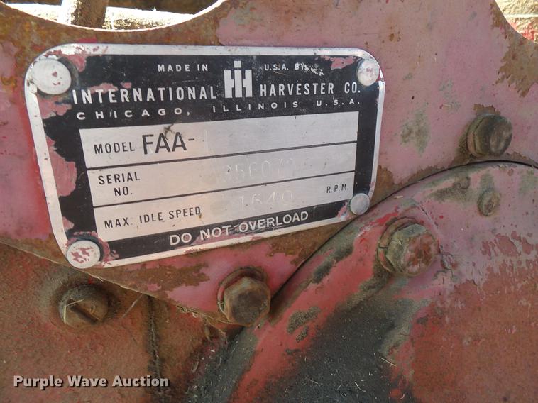 image for item EV9046 Farmall Super A1 tractor