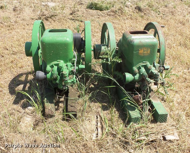 image for item EV9068 (2) John Deere hit and miss engines