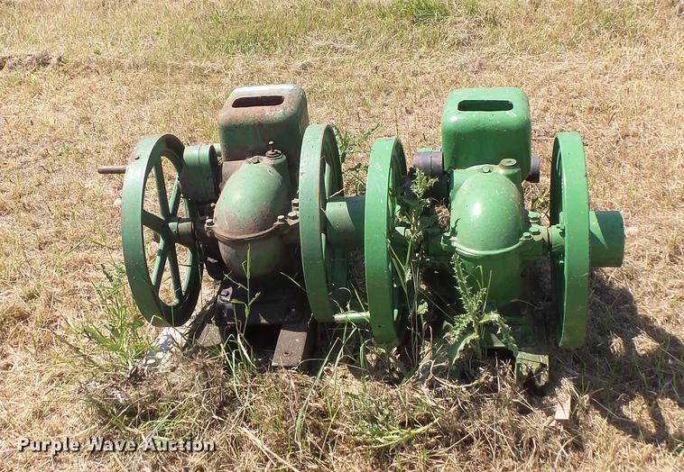 image for item EV9068 (2) John Deere hit and miss engines