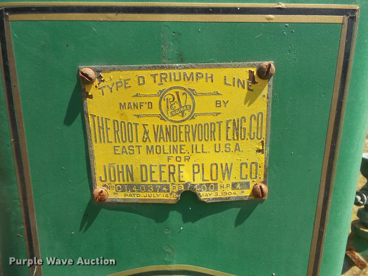 image for item EV9070 Root & Vandervoort hit and miss engine