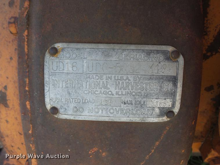 image for item EV9098 International UD16 six cylinder diesel engine