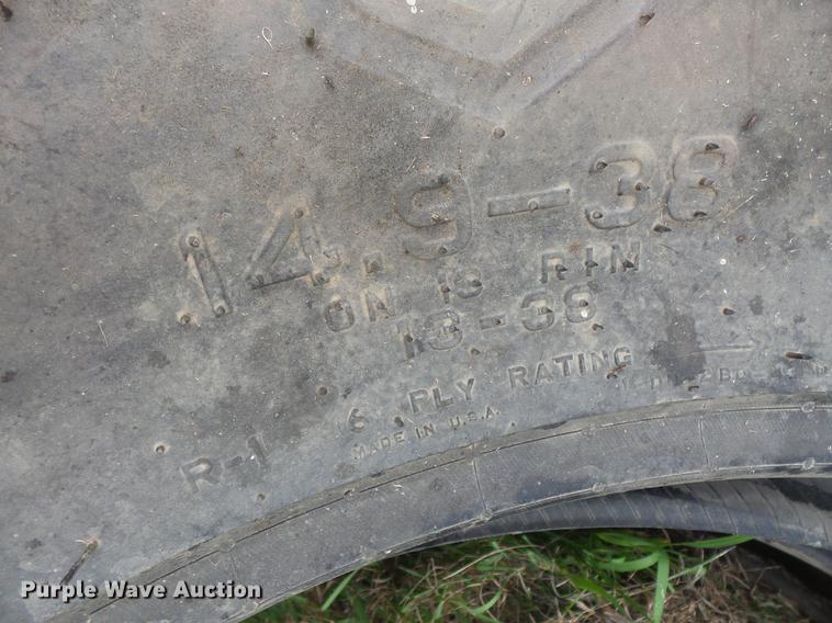 image for item EV9158 (2) Firestone 14.9-38 tires