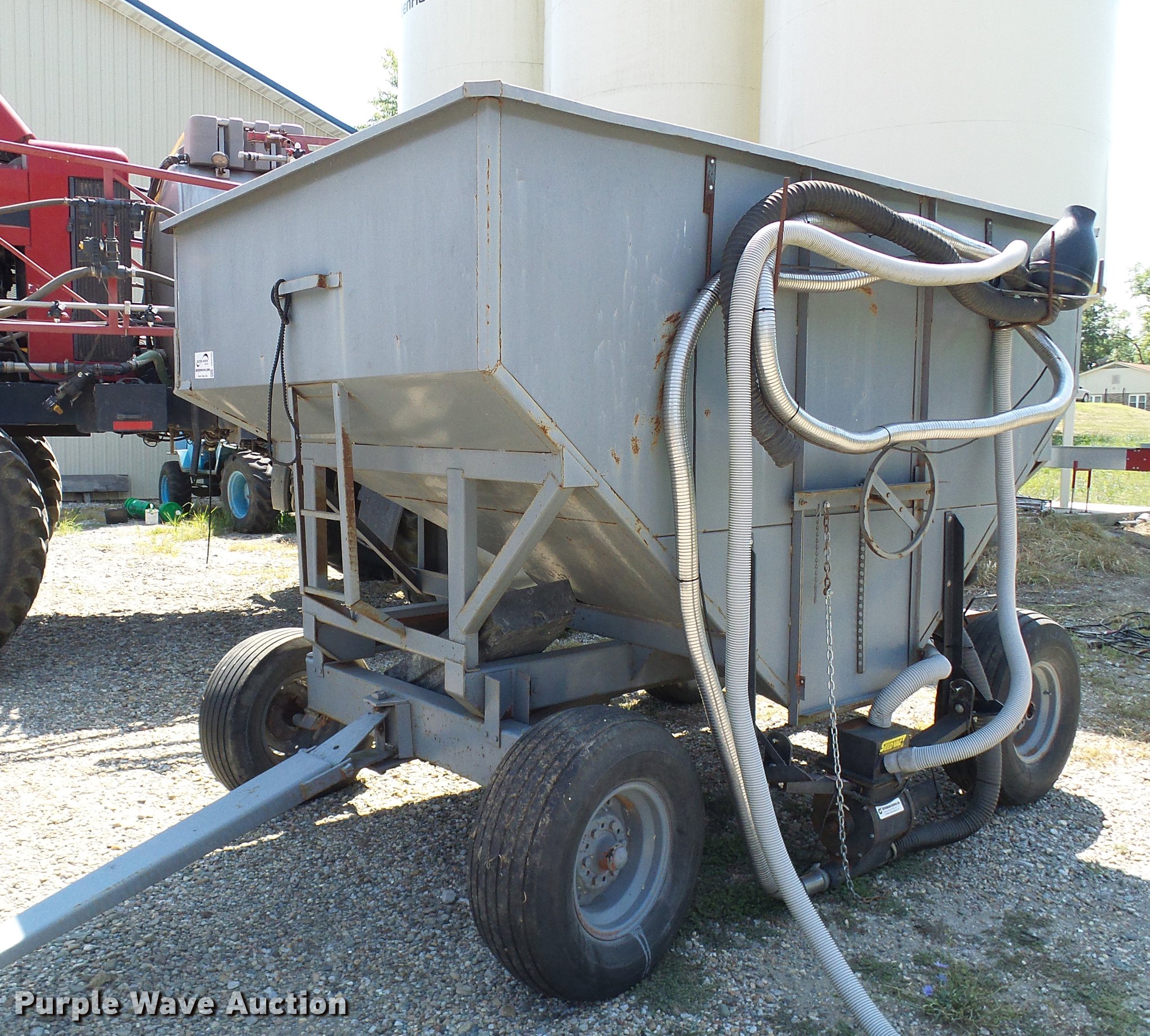 Christianson Systems, Inc. SV20 gravity wagon with seed vacuum in
