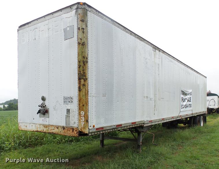 image for item DB7063 1983 Stoughton dry van trailer